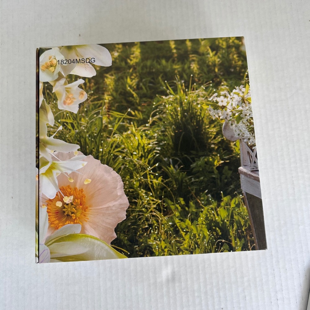 Sure-Lox Keepsakes Garden Bench Floral Jigsaw Puzzle 18204MSDG White‎ Green New - Picture 5 of 5